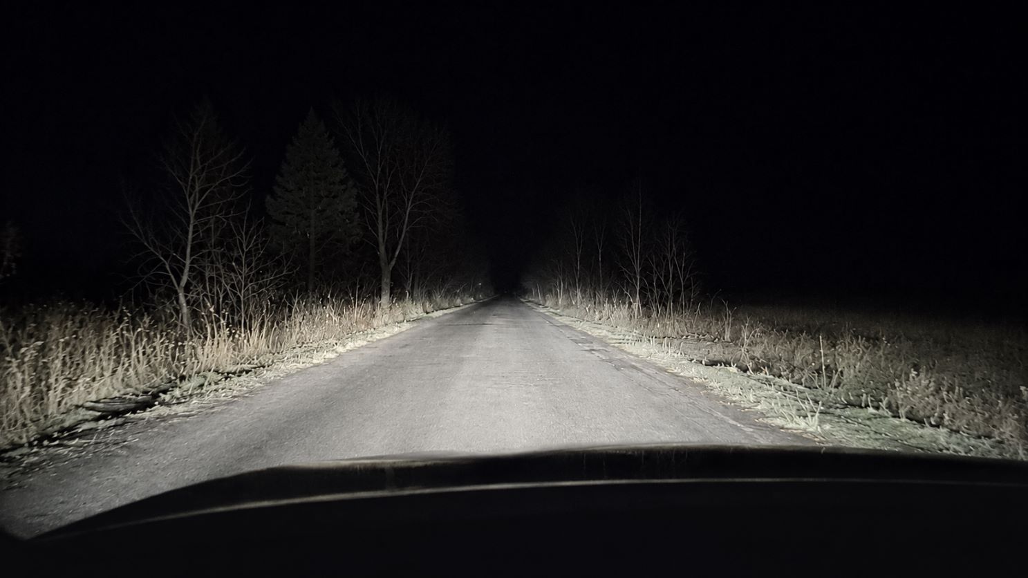 Свет после установки Bi-LED линз