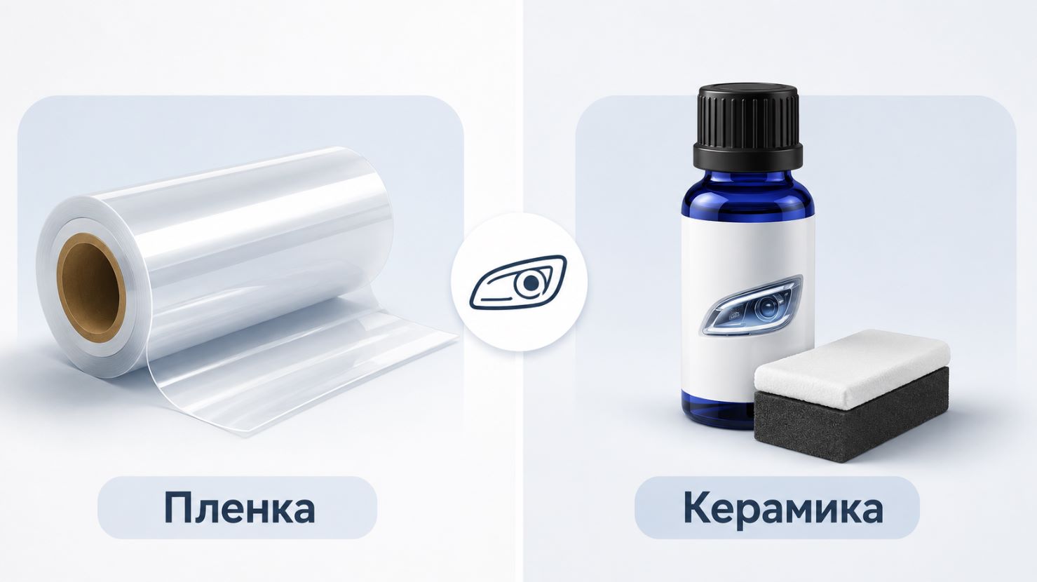 Защита фар после полировки: полиуретановая плёнка и керамическое покрытие